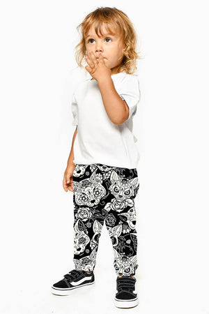 SUGAR SKULL CATS LEGGINGS AND JOGGERS