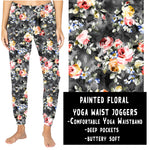 YOGA WAIST JOGGER- PAINTED FLORAL