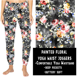 YOGA WAIST JOGGER- PAINTED FLORAL