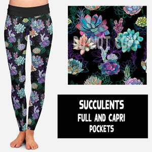 SUCCULENTS-POCKET LEGGING/CAPRI