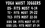 YOGA WAIST JOGGER-BUTTERFLIES