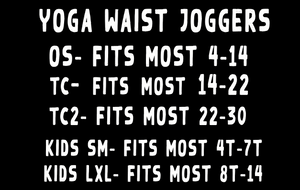 YOGA WAIST JOGGER- PAINTED FLORAL