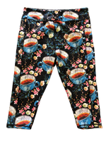 Tea Lover Capri legging with pockets