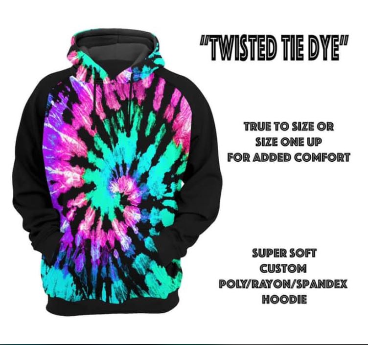 Twisted Tie Dye Hoodie (723)