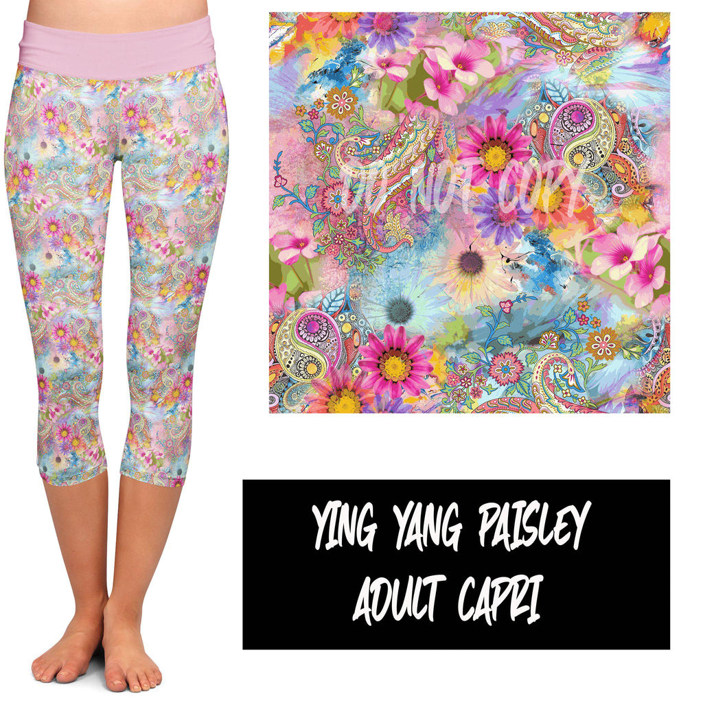 YING YANG PAISLEY CAPRI